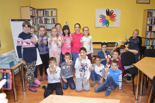 Puppet making in the OBG's library