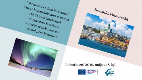 &Ouml;nk&eacute;nteseket keres&uuml;nk a finn főv&aacute;rosba!