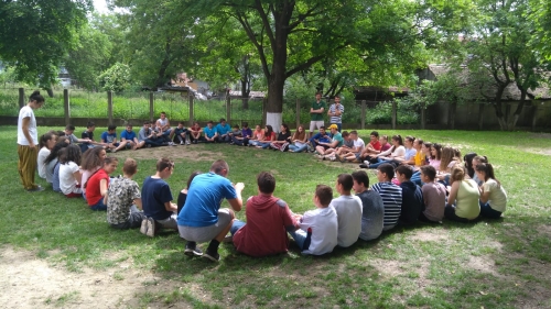 Morning activities in the Liceul Teoretic Orb&aacute;n Bal&aacute;zs School