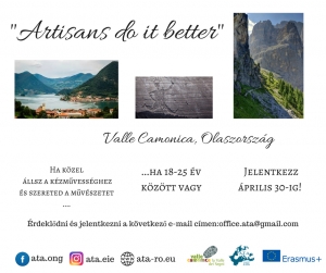 ARTISANS DO IT BETTER &ndash; ifj&uacute;s&aacute;gi csere Olaszorsz&aacute;gban